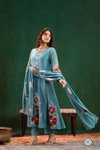KF 1112 Kalaai Chanderi Silk Kurti With Bottom Dupatta Suppliers In India